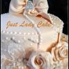 Gateau chic et rose noeud cake design Oise