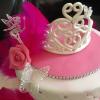 Gateau princesse couronne rose Beauvais cake designer