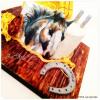 Impression alimentaire et water color cheval