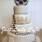 Wedding cake cinema oise noir et blanc
