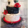 Wedding cake coquelicot tableau noir Oise picardie
